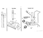 Kenmore 2582357650 post, patio base and economy cart diagram