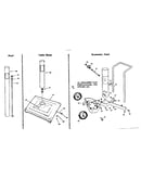 Post, patio base and economy cart