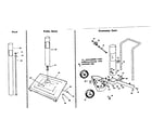 Kenmore 2582337760 post, patio base and economy cart parts diagram