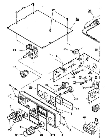 Front panel assembly