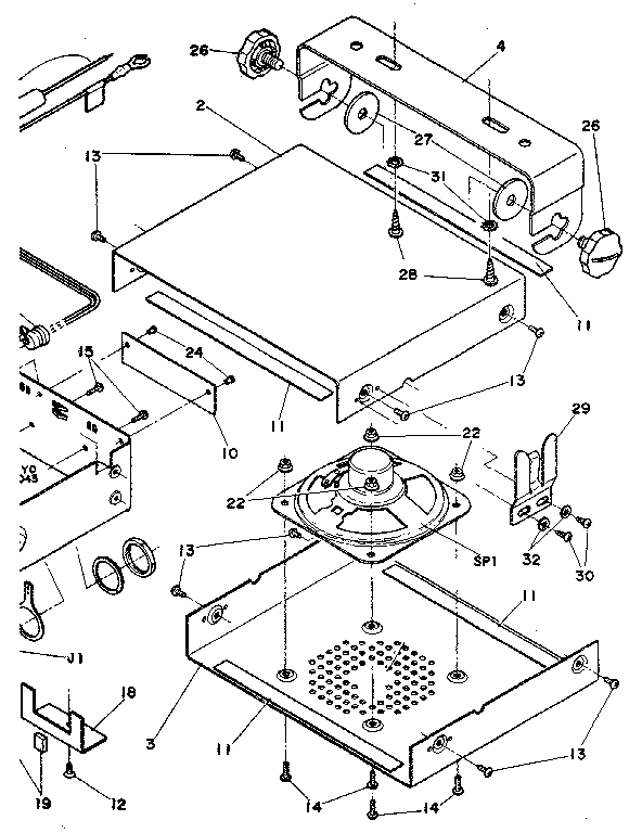 Speaker assembly and cabinet