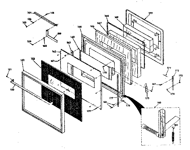 Oven door