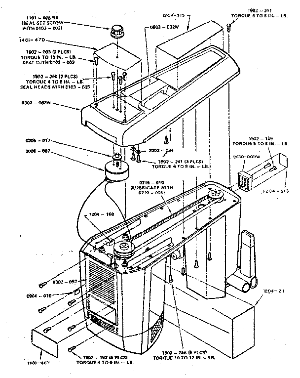 Top cover assembly