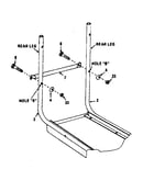 Rear leg assembly