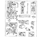 Briggs & Stratton 326400 TO 326499 (0010 - 0080) carburetor and fuel tank assembly diagram