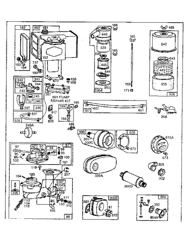 Carburetor and fuel tank assembly