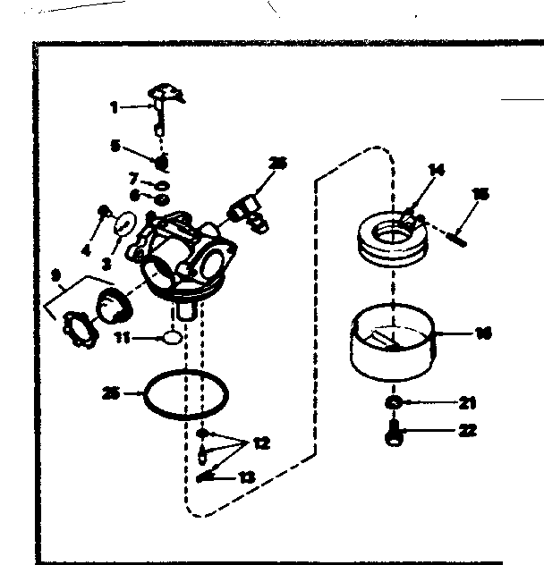 Carburetor no. 632046