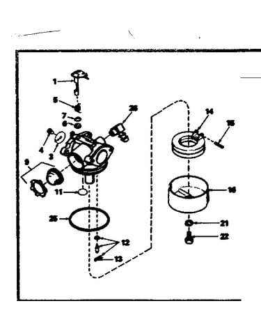Carburetor no. 632046