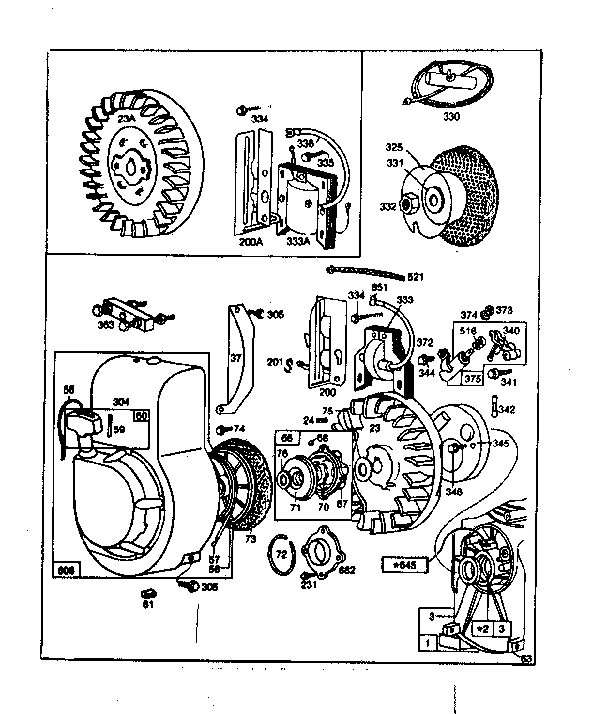 Rewind starter assembly