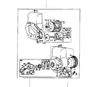 Briggs & Stratton 80300 TO 80499 (0010 - 0072) rewind starter assembly diagram