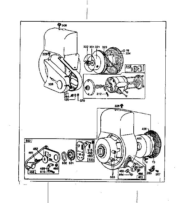 Rewind starter assembly