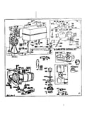Carburetor and fuel tank assembly