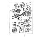 Briggs & Stratton 421400-421499 (0012 - 0022) cylinder assembly diagram