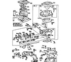 Briggs & Stratton 421400-421499 (0012 - 0022) carburetor assembly diagram