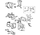 Briggs & Stratton 421400-421499 (0012 - 0022) muffler assembly diagram