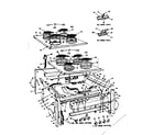Kenmore 1554507600 top section and outer body parts diagram
