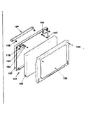 Oven door parts model no. 155.4507600