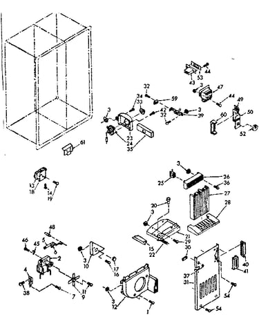 Air flow and control parts