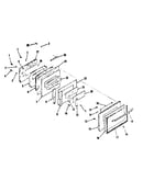 Oven door section