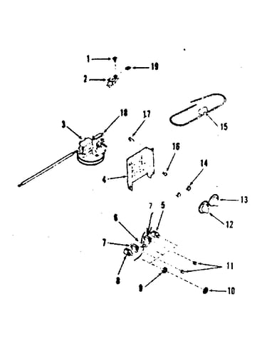 Lower oven control section