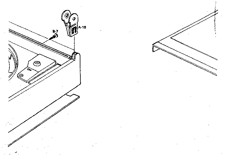 DUST COVER HINGE