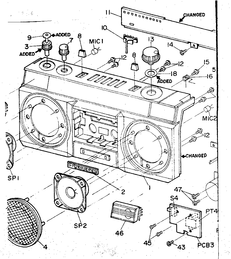 Front panel assembly