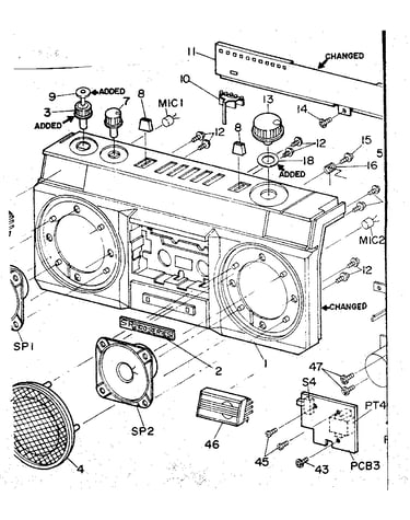 Front panel assembly