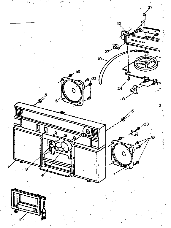 Front cabinet assembly