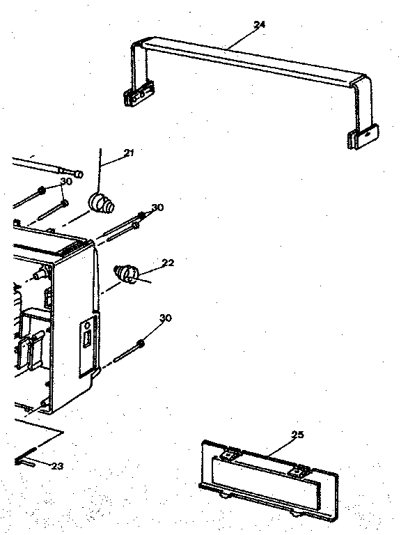 HANDLE AND BATTERY LID ASSEMBLY