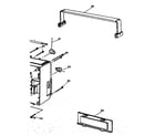 LXI 30421850250 handle and battery lid assembly diagram