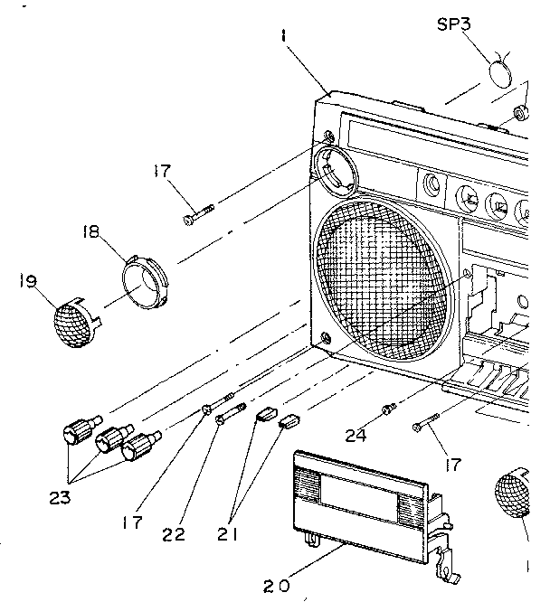 Front panel assembly
