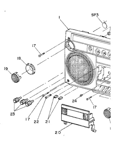 Front panel assembly