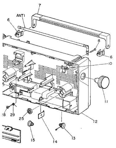 Back lid assembly