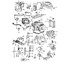 Briggs & Stratton 402707-0132-05 cylinder, crankshaft and engine base group diagram