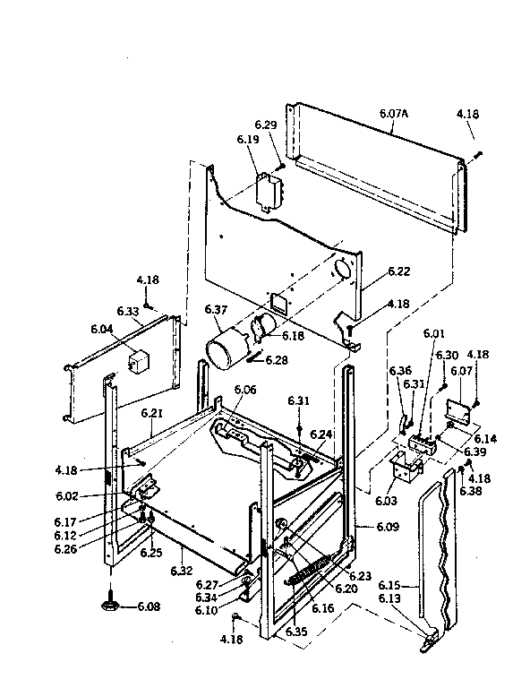 Frame, panels and insulation