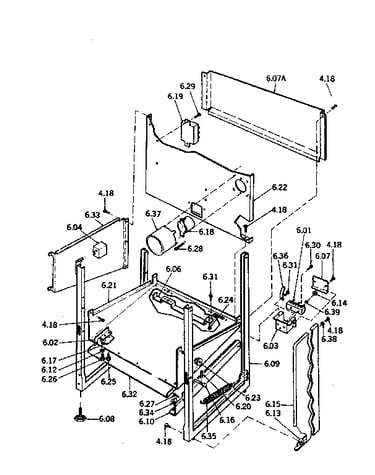 Frame, panels and insulation