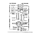 Craftsman 10217312 connecting rod and piston assy. diagram