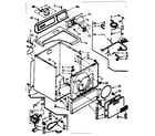 Kenmore 11077410100 machine sub-assembly diagram