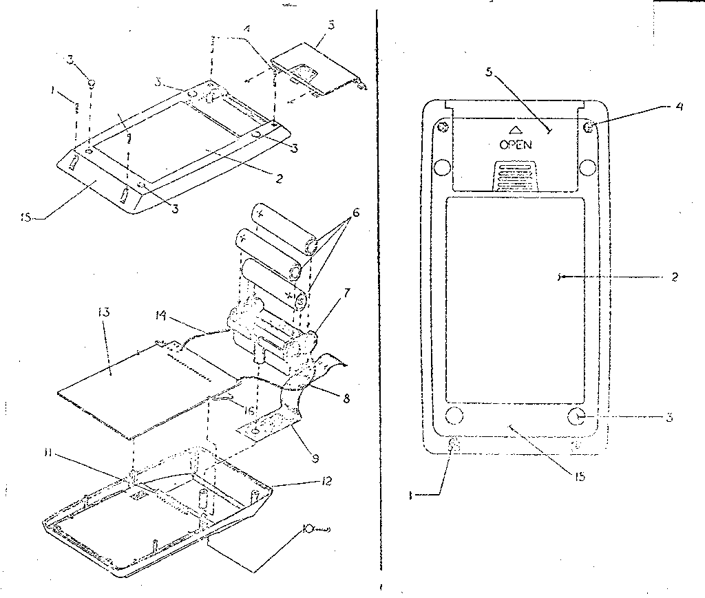 Calculator housing