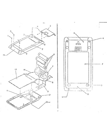 Calculator housing