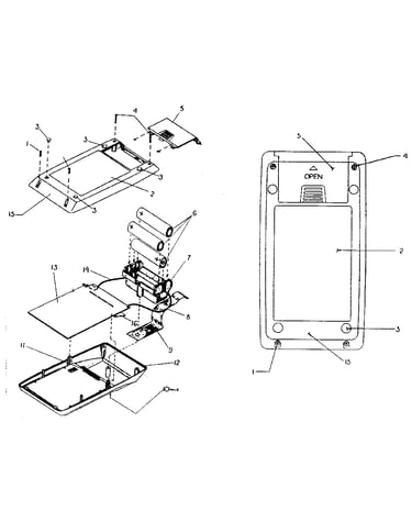 Calculator housing