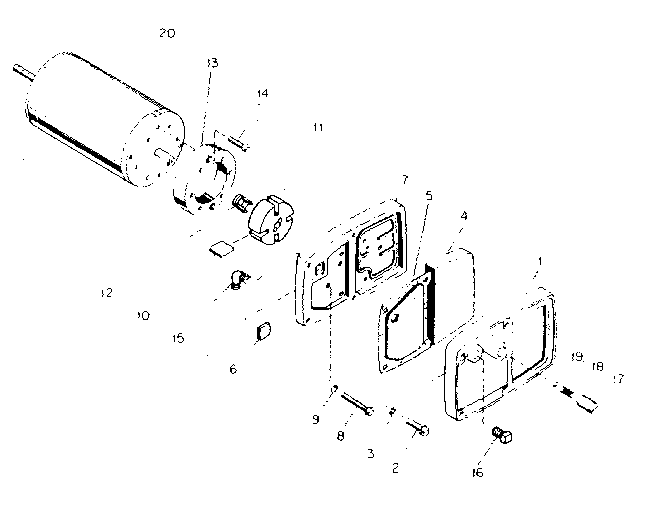 Motor package assembly