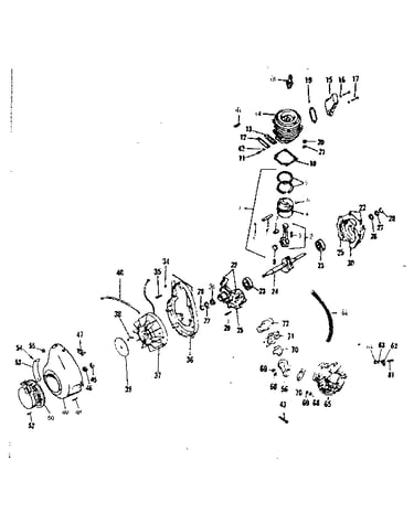 Rod and piston assembly