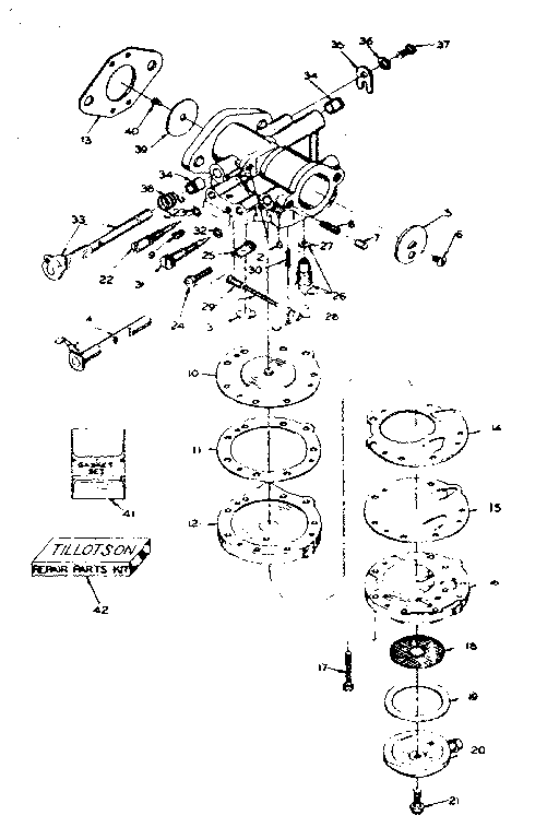 Carburetor (model hl-11a)