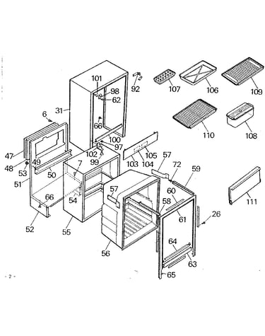 Cabinet and accessories