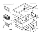 Kenmore 618450 cabinet parts diagram