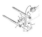 Kenmore 867766722 burner & manifold assembly diagram
