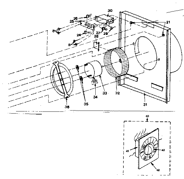 Ceiling housing