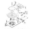 LXI 13291734700 record changer - above baseplate diagram