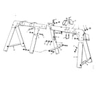 Sears 70172615-78 frame assembly no. 71 diagram